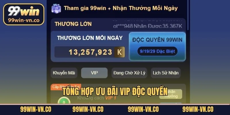 Tổng hợp ưu đãi VIP độc quyền